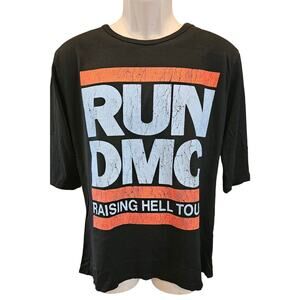 Run DMC “ Raising Hell 1986 Rap concert festival Hip hop recycled Karma NWOT S